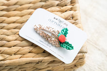 Snap Hair Clip - Mistletoe
