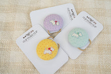 Fabric Button Hair Tie (Large) - Dottie Scottie Dogs