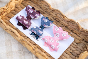 Scallop Kiarah (Large) / Maria Bow - Sweet Bunny Faces (You Choose)