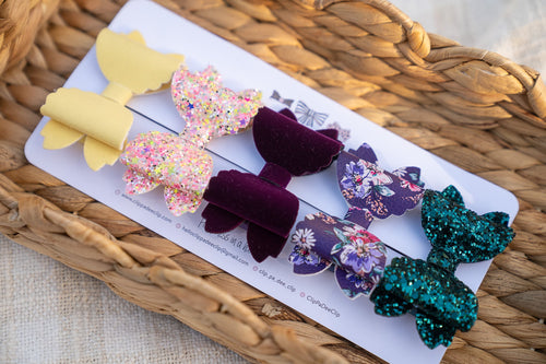 Violet Bow (Large) - You Choose