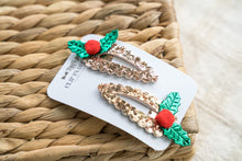 Snap Hair Clip - Mistletoe