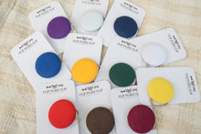 Fabric Button Hair Tie (Large) - School Colours