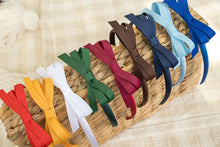 Hard Headband / Grosgrain Ribbon Bow (Medium) - School Colours