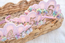 Hard Headband - Rainbow Birthday Tiara (Number 4,5 & 6)
