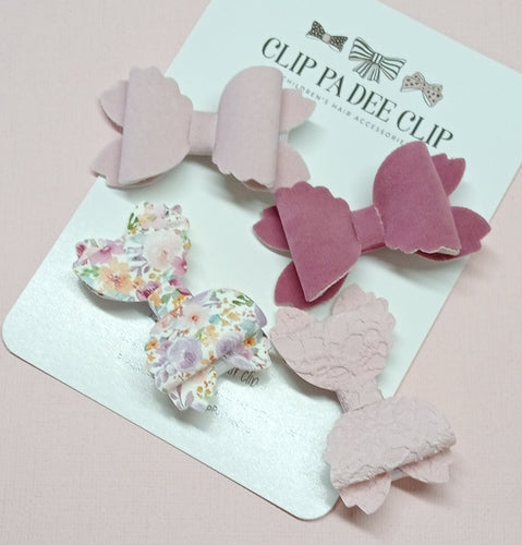 Violet Bow (Small) - Pink Essentials (You Choose)