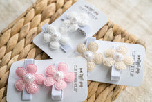 Embellished Flowers - Pink, White & Ivory