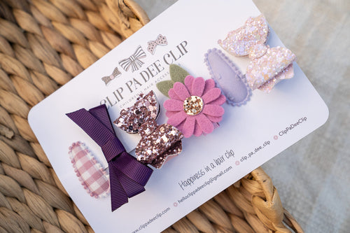 Babies First Hair Clips (Set of 6) - Ebony