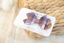 Violet Bow (Small) - Purple Plaid