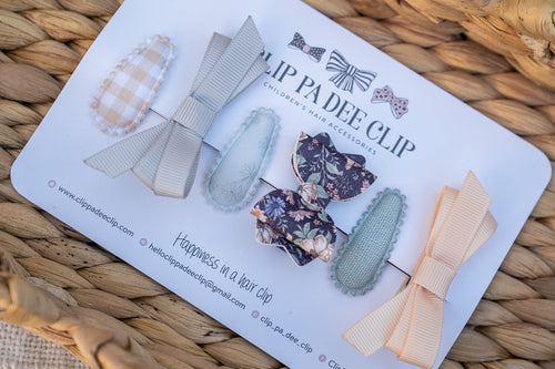 Babies First Hair Clips (Set of 6) - Prairie