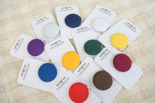 Fabric Button Hair Tie (Large) - School Colours