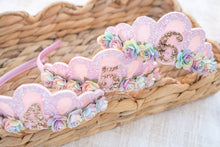 Hard Headband - Rainbow Birthday Tiara (Number 4,5 & 6)