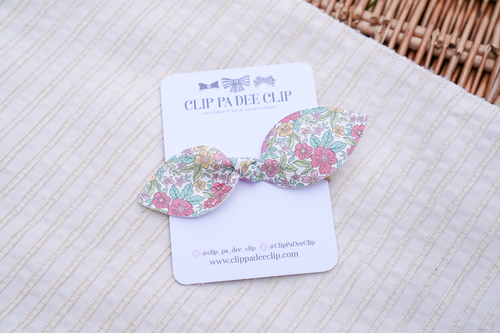 Knot Bow (Large) - Spring Floral